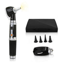 SereneLife ophthalmoscope with light, featuring interchangeable tips and a carrying case.