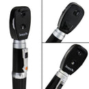 SereneLife ophthalmoscope with a light source and clear lens for eye examinations, featuring a handle with control buttons for ease of use