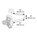 Burton Medical AIM® HI LED Exam Light ALED070 Wall Mount BRAND NEW