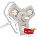 Burton Medical AIM® HI LED Exam Light ALED100 Dual Ceiling Mount BRAND NEW-Medical Procedure Lights-All States M.E.D.
