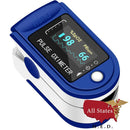Fingertip Pulse Oximeter Finger Blood Oxygen Saturation Monitor SpO2 Level Heart Rate Monitor-pulse oximeter-All States M.E.D.