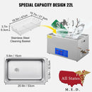 Ultrasonic Cleaner 22 Liter Capacity-Autoclaves-All States M.E.D.