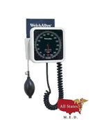 WELCH ALLYN Blood Pressure Wall / Desktop Clock Aneroid-Blood pressure-All States M.E.D.