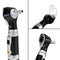 SereneLife ophthalmoscope with a clear viewing lens, used for eye examinations, featuring a light source and ergonomic handle