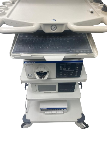 Olympus Evis Exera CV190 and Clv190 Camera and Light Source Tower