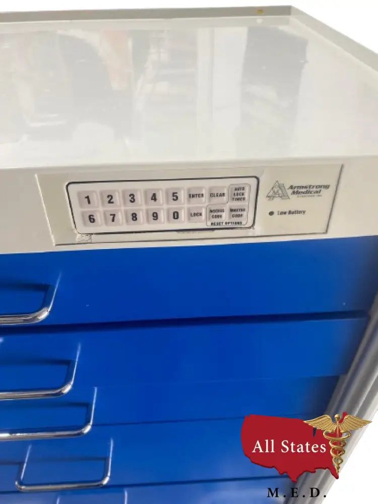 Armstrong A Smart Medical Cart Digital Lock-Medical Carts-All States M.E.D.
