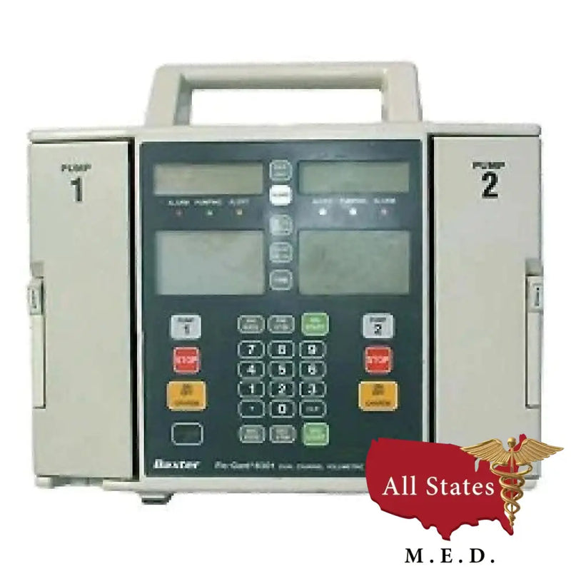 Baxter 6301 Dual Pump Infusion-infusion-All States M.E.D.