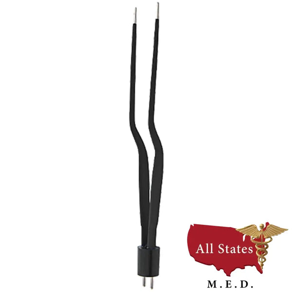 Bayonet Bipolar Forceps With Cord for Ellman FFPF and EMC Along with Valleylab Units-Electrosurgical Generator-All States M.E.D.