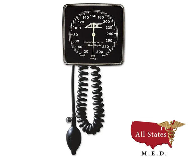 Blood Pressure Wall / Desktop Clock Aneroid-Blood pressure-All States M.E.D.