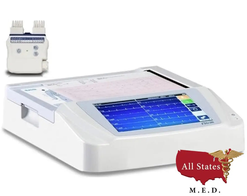 Burdick Mortara ELI 280 EKG 12 lead With Interpretation-EKG-All States M.E.D.