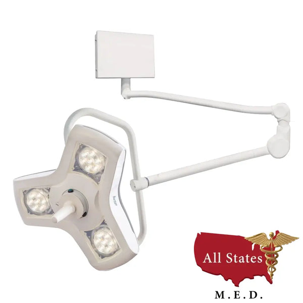 Burton Medical AIM® HI LED Exam Light ALED100 Wall Mount BRAND NEW-Medical Procedure Lights-All States M.E.D.