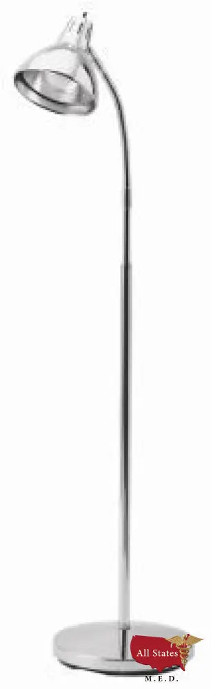 Chrome Gooseneck Task Lamp-Medical Exam Lights-All States M.E.D.