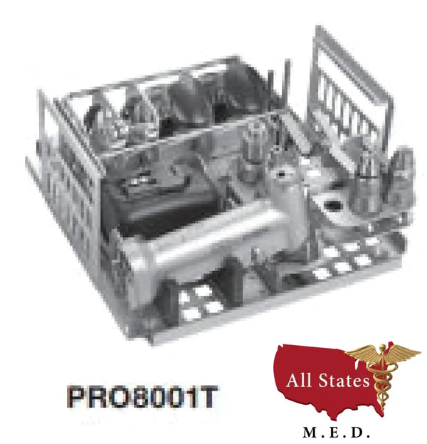 Conmed Hall PRO8001T HALL 1/2-SIZE INNER TRAY, MICROFREE SMALL BONE SET-Powered Surgical Instruments-All States M.E.D.