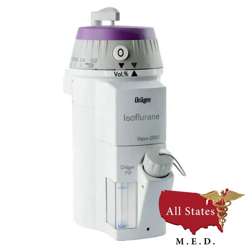 Drager Vapor 2000 Sevo or ISO BRAND NEW AUTOEXCLUSION MOUNT-Anestheisa Machine-All States M.E.D.