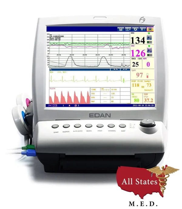 Edan F9 Express Fetal Monitor-Medical Monitor-All States M.E.D.