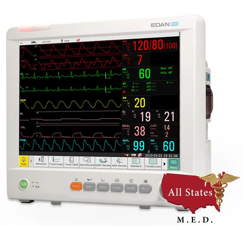 Edan iM80 Patient Monitor-Medical Monitor-All States M.E.D.
