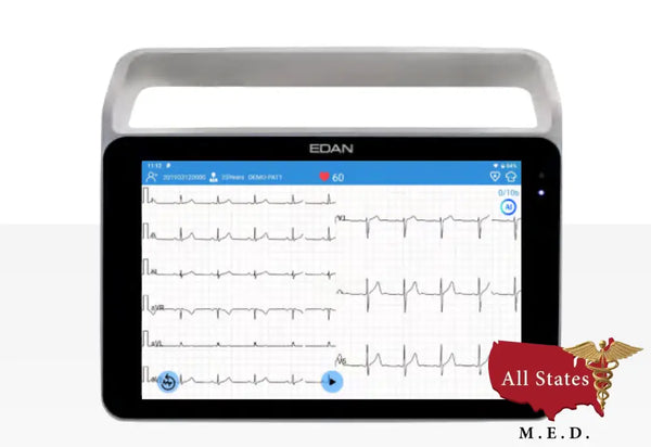 Edan iSE Series ECG Machine - No stand-Patient Monitor-All States M.E.D.