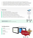 Edan iSE Series ECG Machine - No stand-Patient Monitor-All States M.E.D.