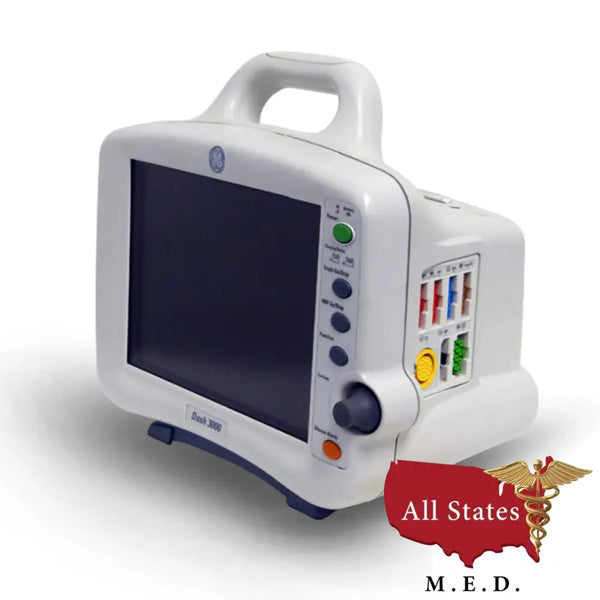 GE Dash 3000 Monitor-Patient Monitor-All States M.E.D.