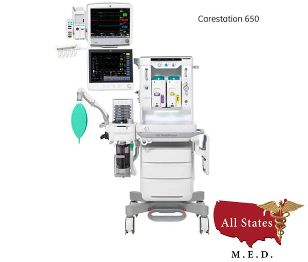 GE Datex Ohmeda Carestation 650-Anestheisa Machine-All States M.E.D.