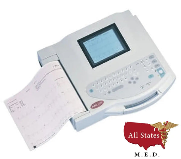 GE Mac 1200 ECG EKG Machine System Repair Evaluation-Resting ECG-All States M.E.D.