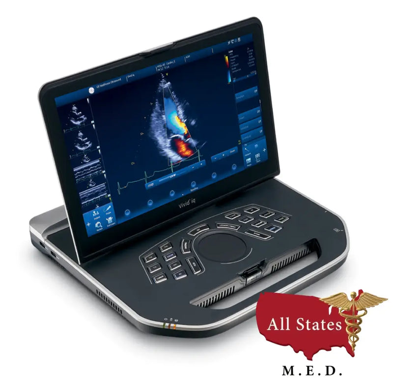 GE Vivid IQ Ultra Edition Portable Ultrasound-Ultrasounds-All States M.E.D.