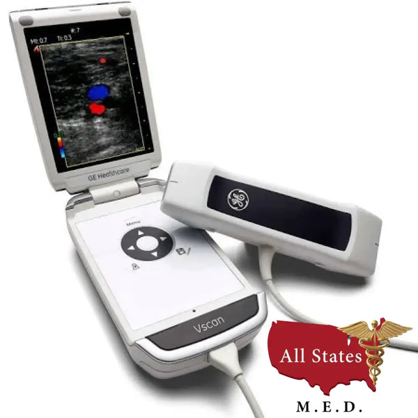 GE VScan w/Dual Probe Handheld Portable Ultrasound-Ultrasounds-All States M.E.D.