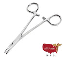 Halstead Mosquito Forceps Curved, 5", Silver