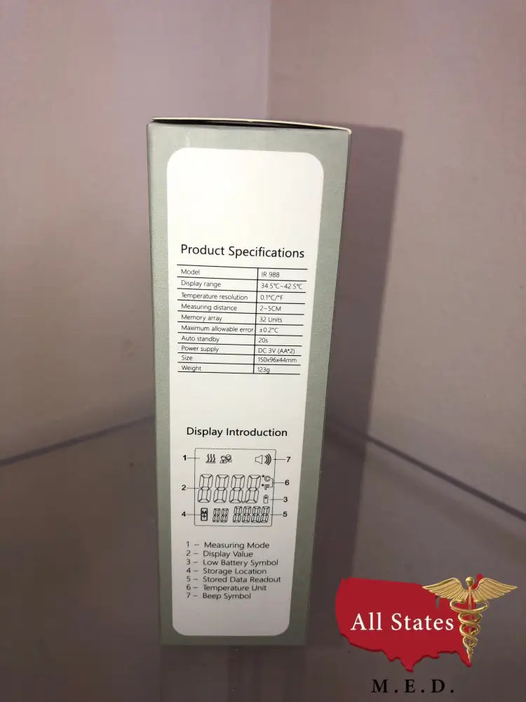 Infrared Thermometer-All States M.E.D.
