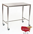 Instrument/Back Tables with H-brace