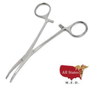 Kelly Forceps, Curved 5-1/2", Silver