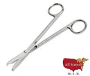 Kelly Forceps, Straight 5-1/2", Silver