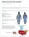 Level 2 isolation Gown-PPE-All States M.E.D.