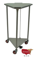 LIdded Stainless Steel Triangle Hampers