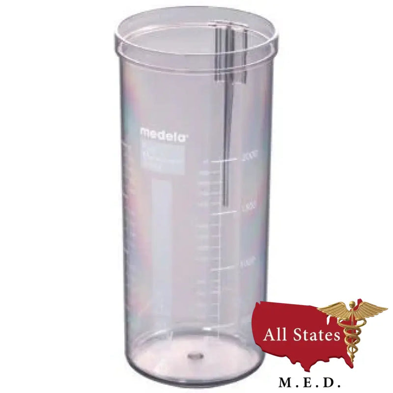 Medela Suction Cannister 1000 cc 2000 cc or 3000 cc-Aspirator-All States M.E.D.