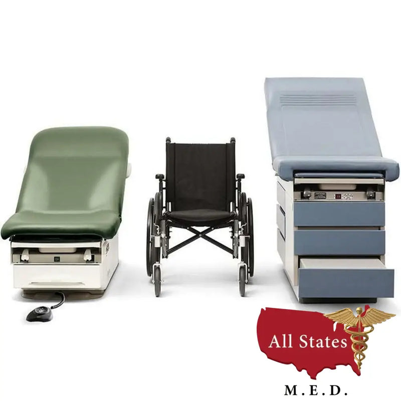 Midmark Ritter 222 manual back-Exam Table-All States M.E.D.