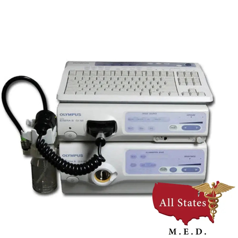 Olympus 180 Endoscopy Tower, CV-180, CLV-180, MAJ-1430 Pigtail - Refurbished-Endoscopy-All States M.E.D.