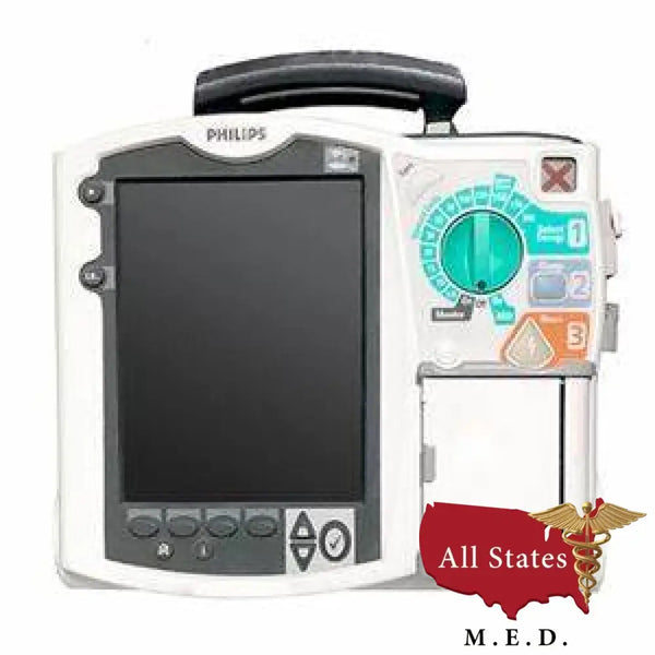 Philips HeartStart MRX Defib With Pacing, ECG, Spo2, And Pads-AED-All States M.E.D.