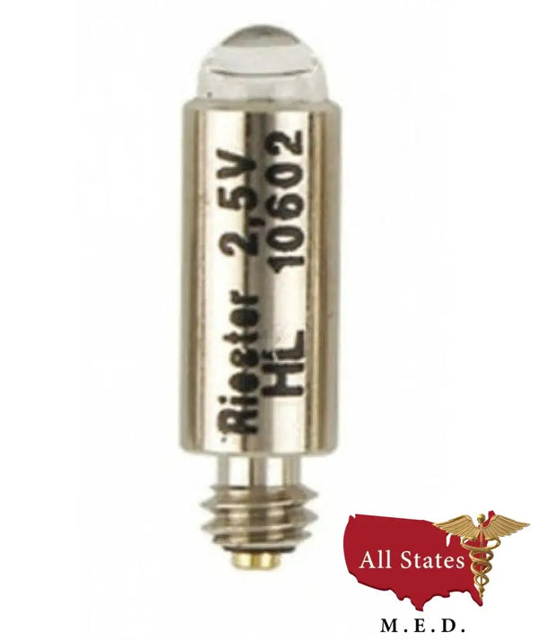 Riester 10602 Pack of 6 Pcs. Hl 2.5 V Bulbs, For Operation Otoscope