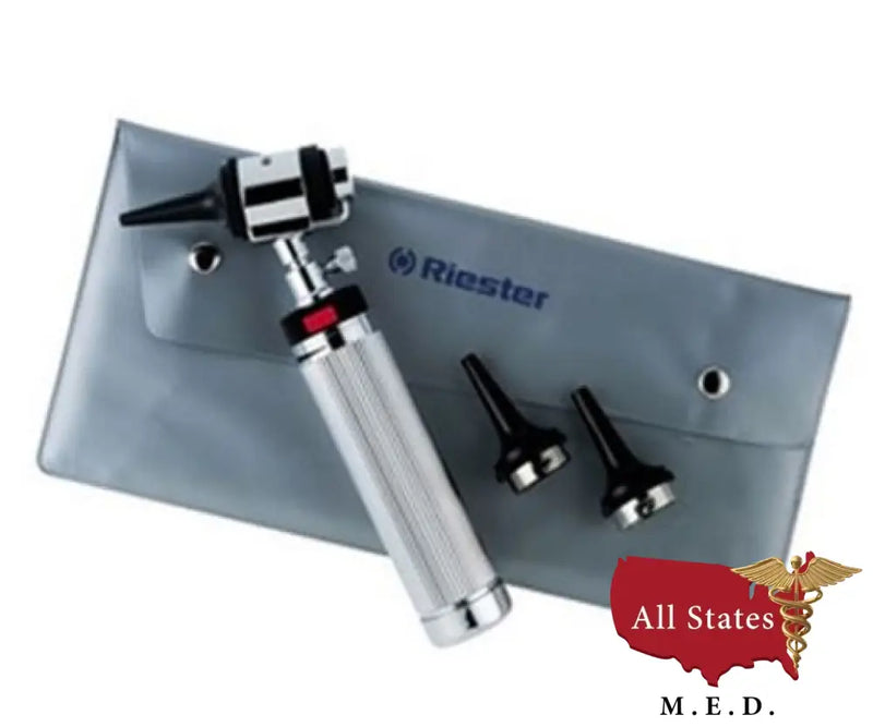 Riester Uni I Otoscope, Battery Handle Type C with Rheostat, Vacuum Light 2.7V