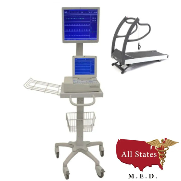 Schiller AT-10 Plus Stress system w/ Interp, Includes Treadmill-Stress Ecg-All States M.E.D.