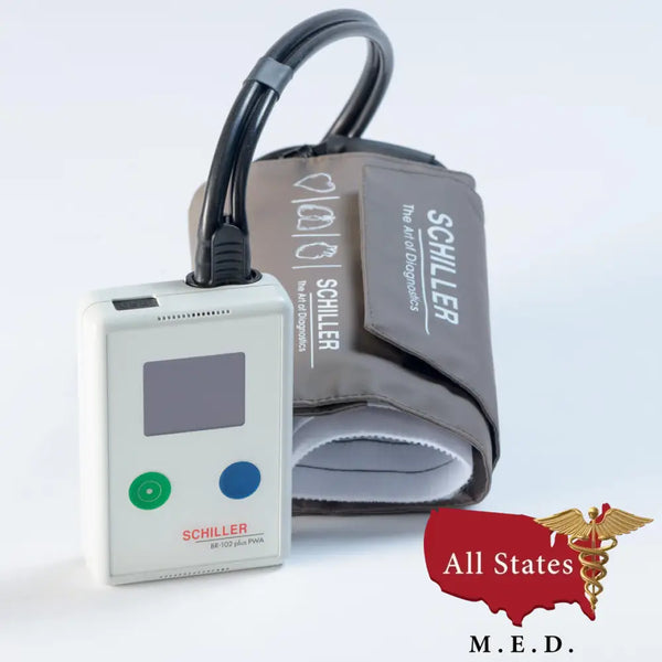Schiller BR-102 PLUS with DARWIN PC Analysis Software-Blood pressure-All States M.E.D.