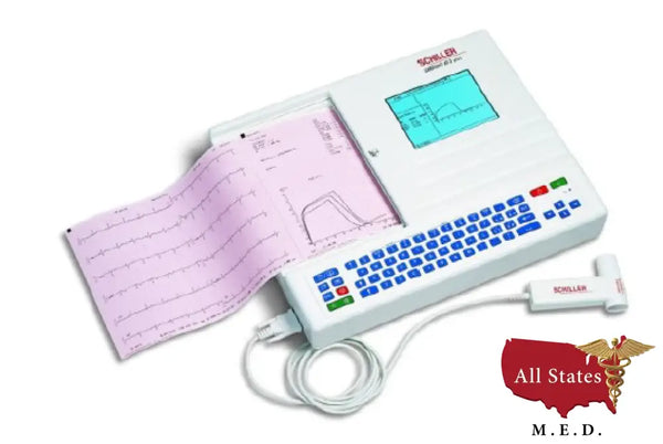 Schiller Cardiovit AT-2 Plus ECG Repair Evaluation-Resting ECG-All States M.E.D.