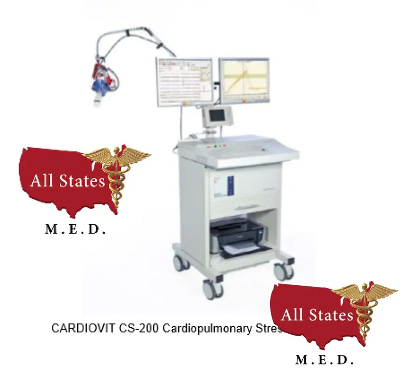 Schiller CARDIOVIT CS-200 Cardiopulmonary Stress-Stress Ecg-All States M.E.D.