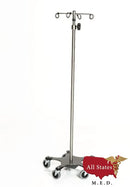 Stainless Steel 5-leg Space Saving IV Pole