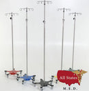 Stainless Steel 5-leg Space Saving IV Pole
