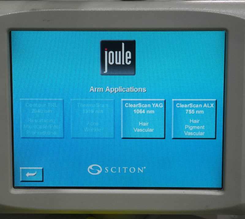 Sciton Joule 7 with ALEX AND YAG