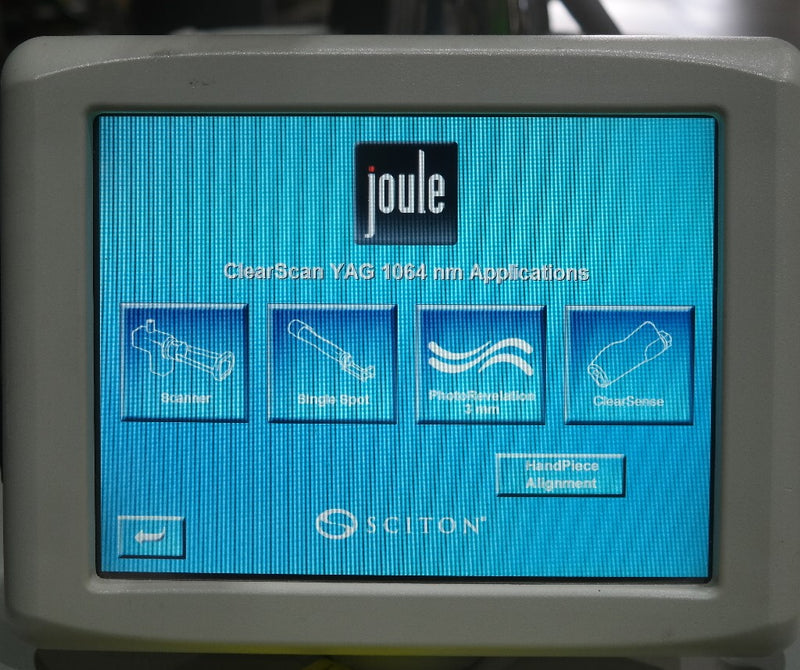 Sciton Joule 7 with ALEX AND YAG
