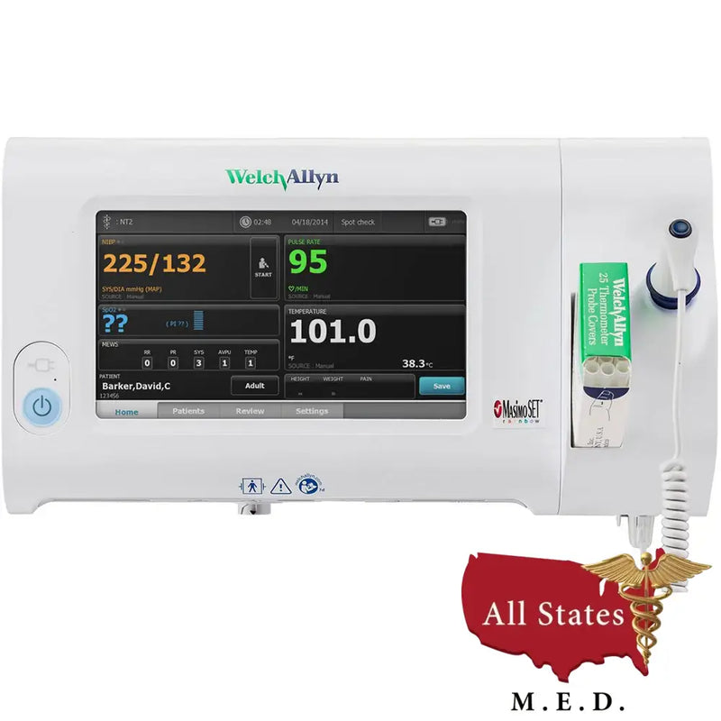 Welch Allyn Connex Spot Monitor-Blood pressure-All States M.E.D.