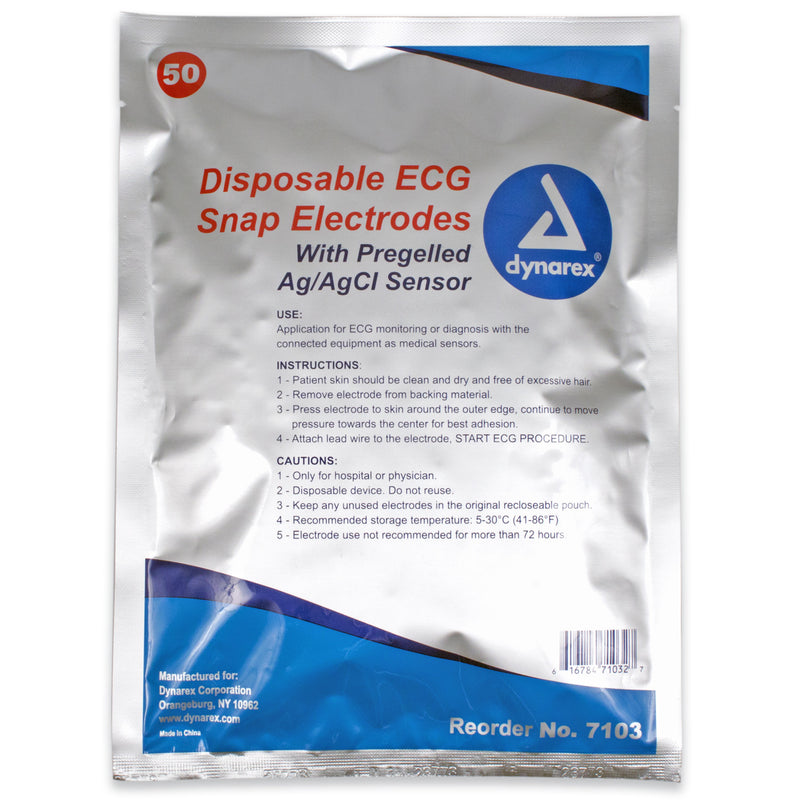 ECG Snap Electrodes - Disposable